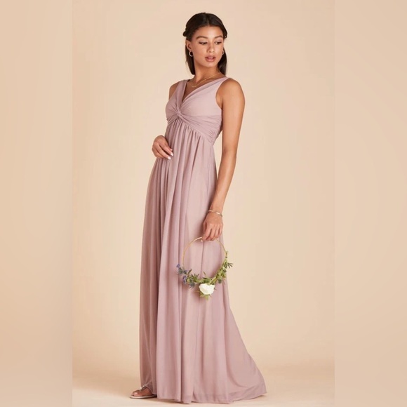 Birdy Grey Lianna Dress Mesh in Rose Quartz Size Small - Picture 1 of 9